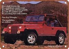 INSEGNA IN METALLO - 1987 Jeep