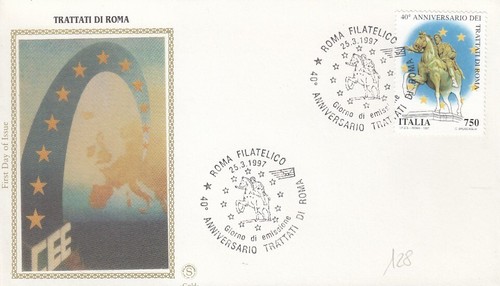 1997 fdc 40 trattati - 25/3/1997,