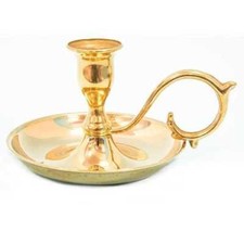 Bugia portacandela in ottone