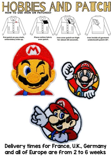 Set patch super mario - set, 3