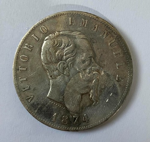 Moneta argento lire italia - moneta,