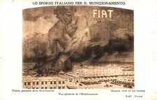 TORINO CITTÀ - FIAT - WW1 WWI Munizionamento Italiano - POGLIAGHI - NV - #091