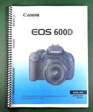 Canon EOS-600D Manuale Istruzioni: 328 Pagine e Cover Protettive!