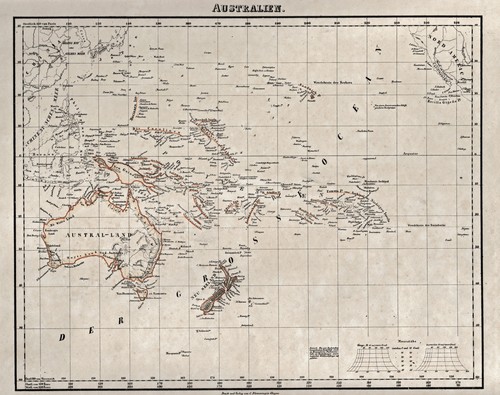 Stampatralia oceania originale - stampatralia,