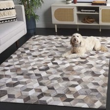 Tappeto in pelle di vacchetta