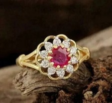 Anello art deco rubino - deco, 2
