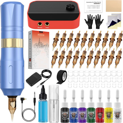 Macchinetta tatuaggi kit con - tatuaggi,