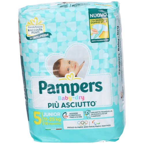 Pampers baby dry junior taglia - dry,