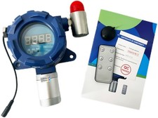 Rilevatore di gas biossido di azoto con allarmi acustici e luminosi esterni 0-100ppm