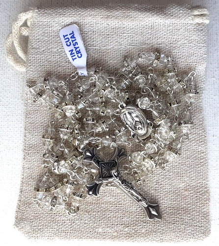 Rosary crystal clear - ,
