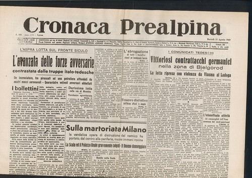 Cronaca prealpina del - , 17