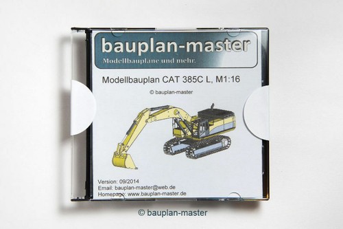 Piano modellismo escavatore