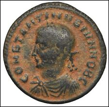 Costantino II Cesare follis antica moneta romana in bronzo certificata Roma