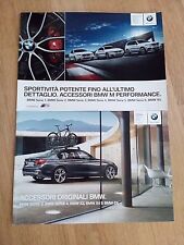 BMW M1 M2 M3 M5 M5 M6 X5M ACCESSORI SERIE 3 4 X3 X4 Z4 Depliant sales brochure