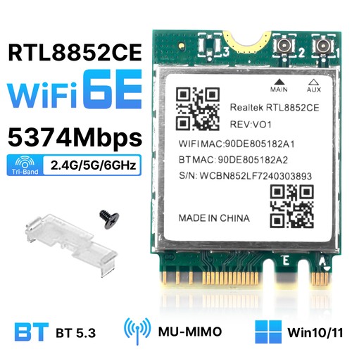 Scheda wifi 2 ngff - wifi, 6e