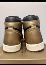 jordan 1 high gold and black