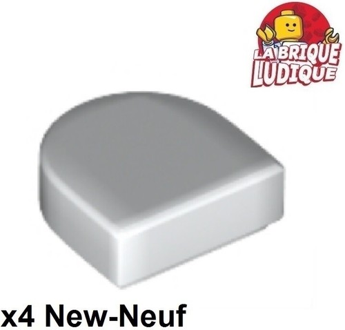 Lego tile round plaque demi - 4x,