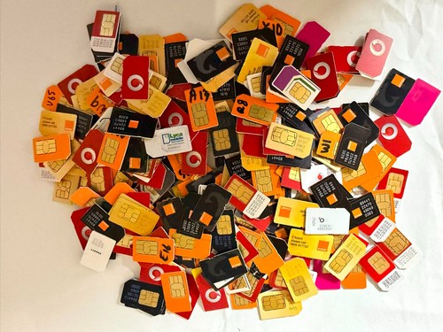 Sim card 500 usate vintage - card,