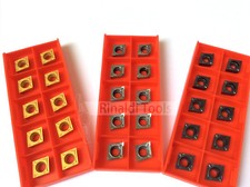 10 inserti CCGT/CMT per lavorazione alluminio, acciaio o acciaio inox!!
