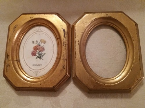Cornice legno dorato una - in,