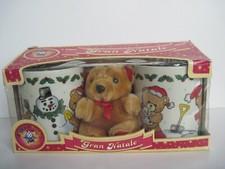 Tazze Gran Natale in ceramica decorate + orsetto - Nuove