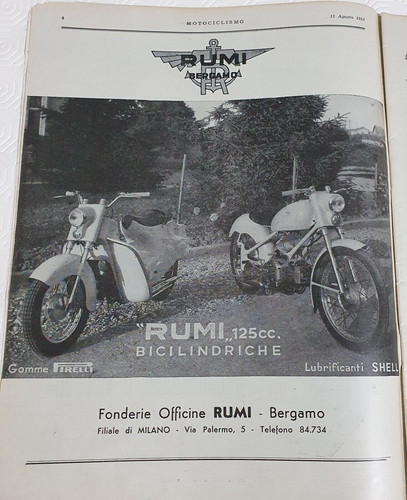 Moto rumi bergamo advert - moto,