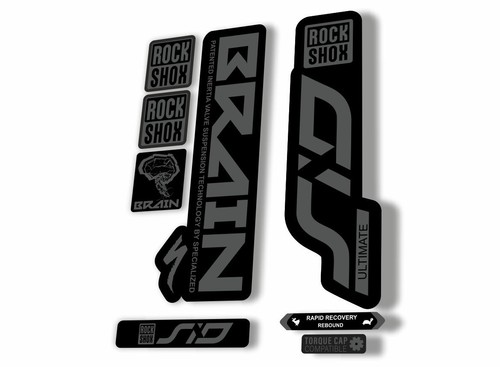 Adesivo decalcomania rock shox - adesivo,