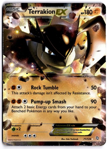Terrakion 124 ultra - ex, rare