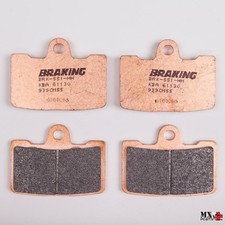 PASTIGLIE FRENO ANTERIORE DESTRO BUELL 1125 R 2008-2009 BRAKING 939CM55