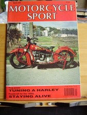 MOTORCYCLE SPORT MAG MARCH