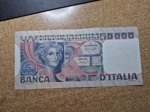 50000 lire volto - ,