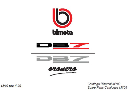 Catalogo ricambi bimota db7 - catalogo,