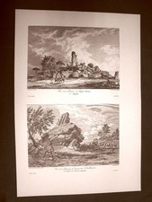 Agrigento Tempio di Ercole e Capitello Giganti Voyage Pittoresque di Saint Non