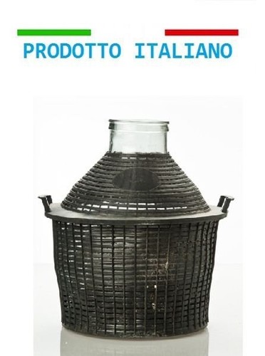 Damigiana vetro con - in,