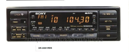 Sony xru 881 rds vintage - rds,