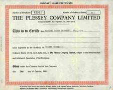 PLESSEY COMPANY Limited 1961