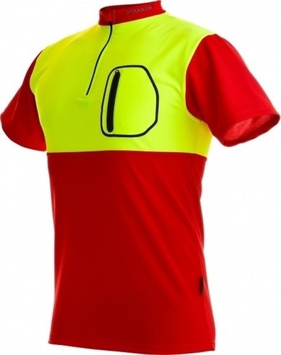 Maglia girocollo zip manica