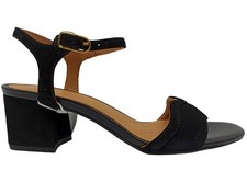 Sandali da donna con tacco basso Geox D35RNE scarpe casual eleganti nere 41