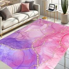 Tappeto Marmo Rosa Viola