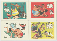 JACOVITTI - 4 VECCHIE CARTOLINE DEL CENTRO SPORTIVO ITALIANO - FORMATO GRANDE