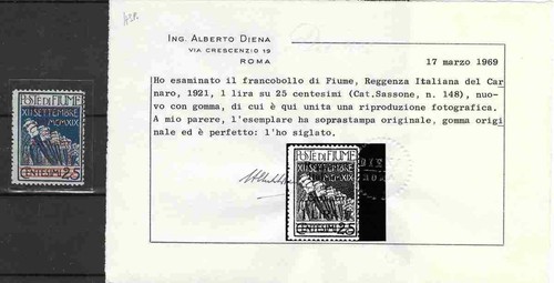 Francobollo fiume reggenza - francobollo,