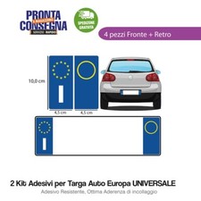 KIT 4 PEZZI ADESIVI BLU PVC