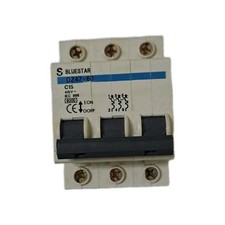 Interruttore Magnetotermico Trifase 3 Poli 15A Bluestar DZ47-60