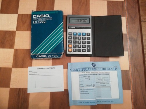 Calcolatrice elettronica casio - calcolatrice,