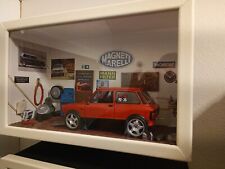 DIORAMA GARAGE Officina  1/18 Fiat Abarth 