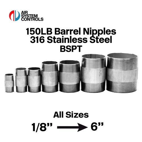 Nipplo canna 150lb bspt - nipplo,