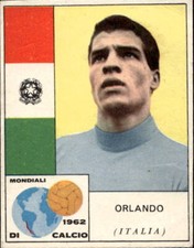 figurina calciatori Mira cile 62 1962 - Italia Orlando