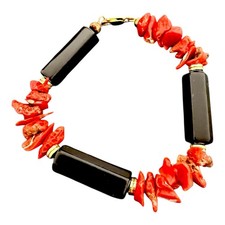 Bracciale Corallo Rosso e