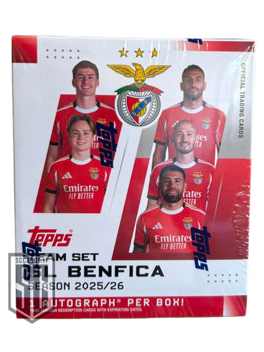 Topps benfica team set box - topps,