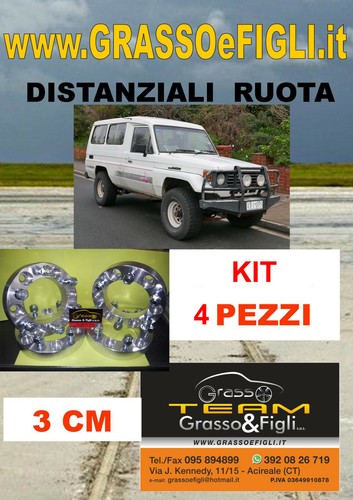 Kit distanziali ruota - kit,